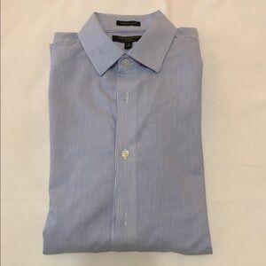 Banana Republic Men's Blue Striped Dress Shirt
